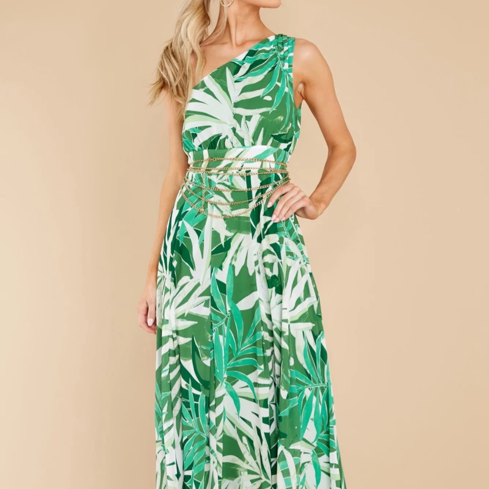 Summer print maxi dress
